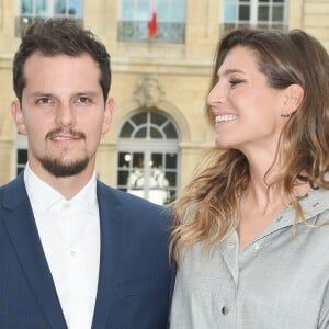 Juan Arbelaez et sa compagne Laury Thilleman (Miss France 2011) - Longines a organisé un Gala de charité en l'honneur de Steffi (Stefanie) Graf et de André Agassi avec les associations caritatives "Children for Tomorrow" et "The André Agassi Foundation for Education" au Musée Rodin à Paris avec qui la marque célèbre ses 10 ans de partenariat. © Guirec Coadic/Bestimage