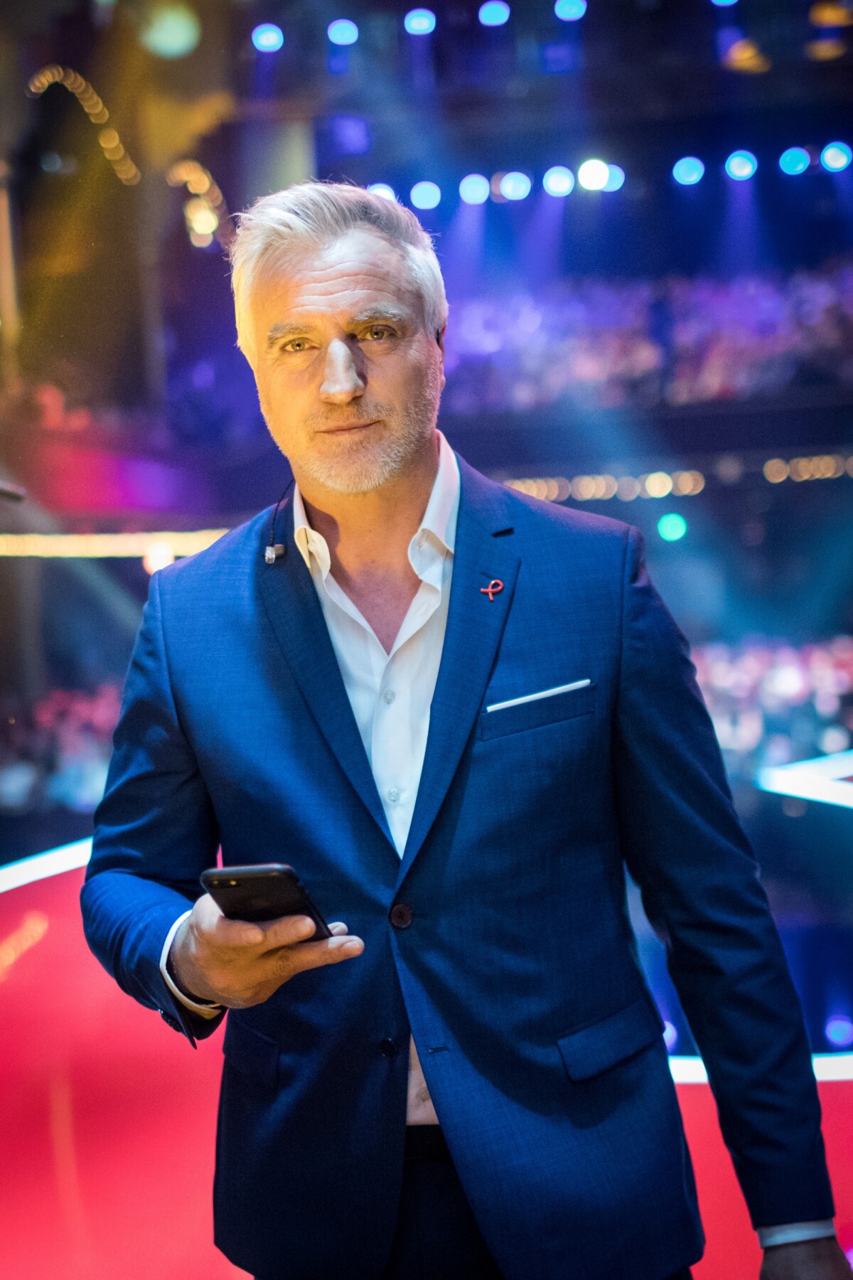 Photo : Exclusif - David Ginola - Backstage de l'émission TV 