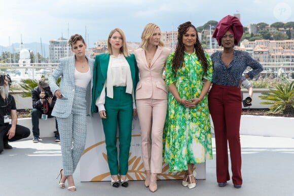 Kristen Stewart, Léa Seydoux, Cate Blanchett, Ava Duvernay et Khadja Nin lors du photocall du jury du 71ème Festival International du Film de Cannes, le 8 mai 2018. © Borde/Jacovides/Moreau/Bestimage