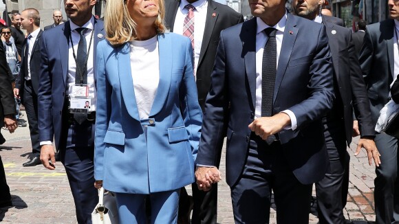 Brigitte Macron, Meghan Markle... : L'été en tailleur, strict ou coloré !