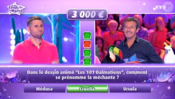 Antoine, candidat des "12 Coups de midi" - TF1, 21 juillet 2018