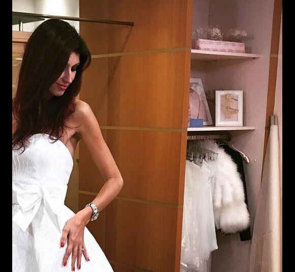 Sophie Vouzelaud dans l'émission "La robe de ma vie" du M6 - Instagram, 20 novembre 2017