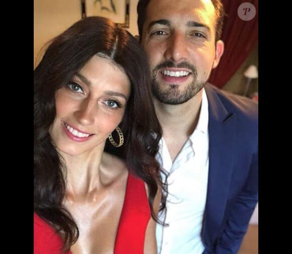 Sophie Vouzelaud et son fiancé Fabien Boutamine - Instagram, 15 juillet 2018