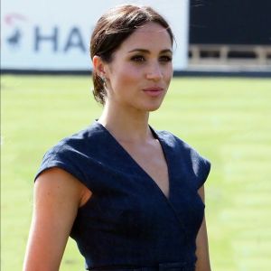 Meghan Markle, la Duchesse de Sussex au Royal Berkshire Polo Cup où le Duc participe aujourd'hui à la Coupe ISP Hanz de Sentebale à Windsor au Royaume-Uni le 26 janvier 2018