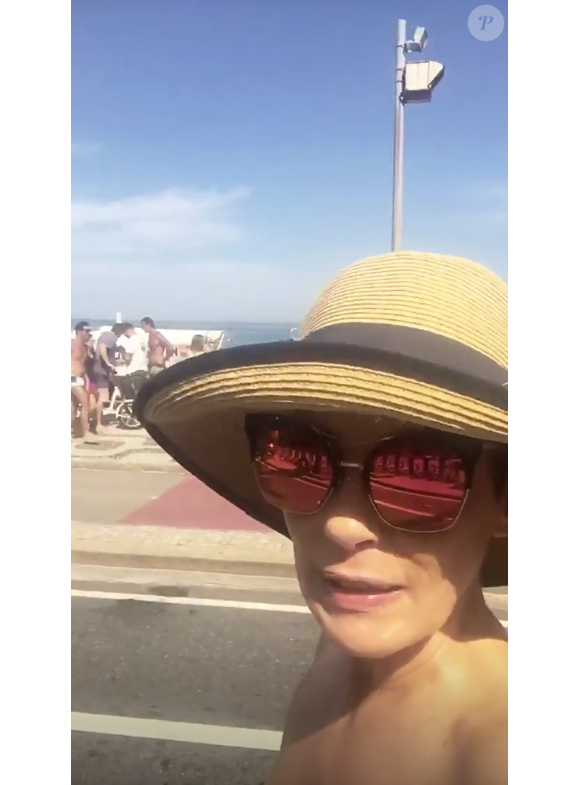 Photo : Cristina Cordula à Rio de janeiro, le 29 juillet 2018. - Purepeople