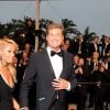 David Hasselhoff et sa compagne Hayley Roberts - Montee des marches du film "Gatsby le Magnifique" pour l'ouverture du 66 eme Festival du film de Cannes