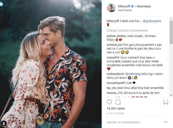 Hillary dévoile son nouveau petit-ami - Instagram, 31 juillet 2018