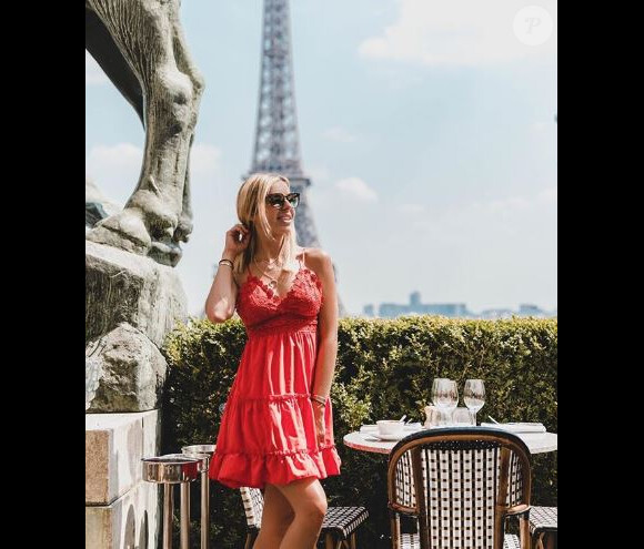 Hillary (La Villa) en déplacement à Paris - Instagram, 23 juillet 2018