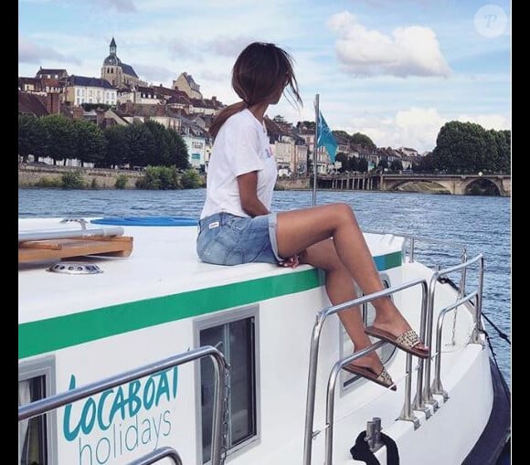Sonia Rolland en vacances en Bourgogne - Instagram, 28 juillet 2018