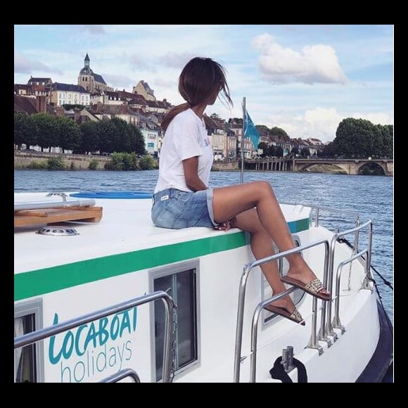 Sonia Rolland en vacances en Bourgogne - Instagram, 28 juillet 2018