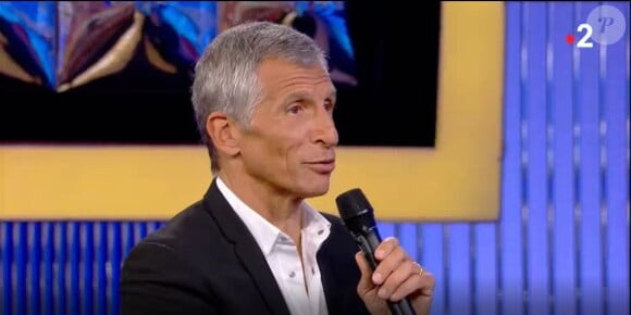 Nagui sur le plateau de "Noubliez pas les paroles" - 1er août 2018, France 2