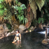 Marine Lorphelin dans une source theramale en Colombie, le 2 août 2018.