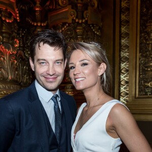 Exclusif - Elodie Gossuin-Lacherie et son mari Bertrand Lacherie - Avant-première de la nouvelle saison "Festival Pirates et Princesses" de Disneyland Paris au Palais Garnier à Paris, France, le 9 mars 2018.© Cyril Moreau/Bestimage