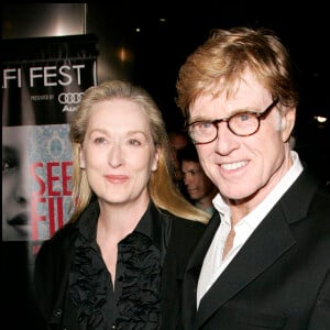 Robert Redford et Meryl Streep à la première de Lions et Agneaux à Los ANgeles en 2007