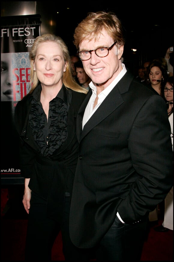 Robert Redford et Meryl Streep à la première de Lions et Agneaux à Los ANgeles en 2007