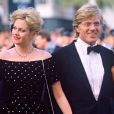 Robert Redford et Melanie Griffith à Cannes en 1988
