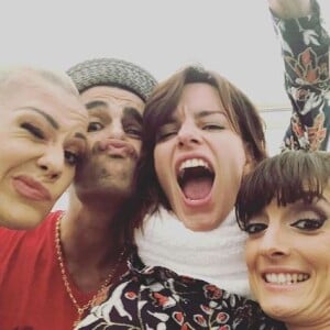 Fauve Hautot, Christophe Licata, Coralie Licata et Katrina Patchett en tournée DALS - Instagram, 17 juillet 2018