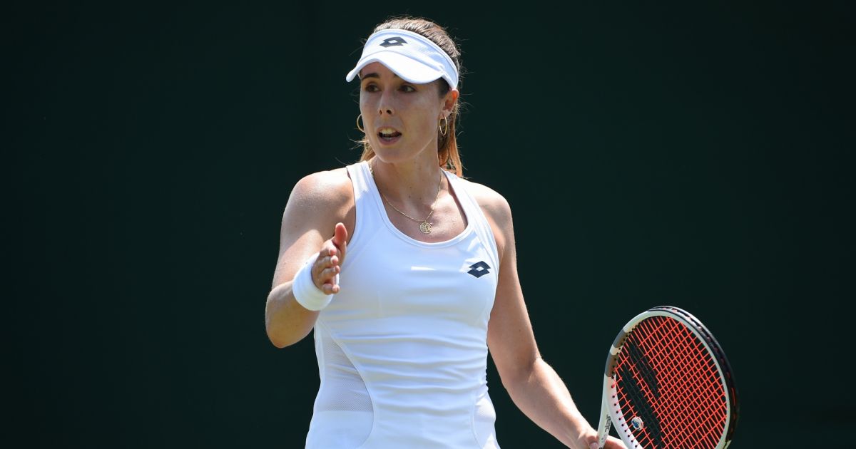 Alizé à Wimbledon, à Londres, le 3 juillet 2018. Purepeople