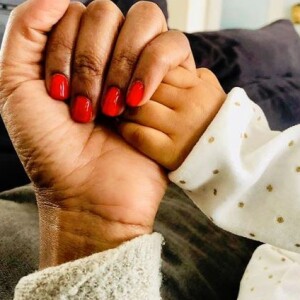 Hapsatou Sy et sa fille Abby - Instagram, mai 2018
