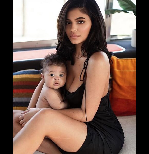 Kylie Jenner, 21 ans, et sa fille Stormi Webster. Los Angeles, le 9 août 2018.