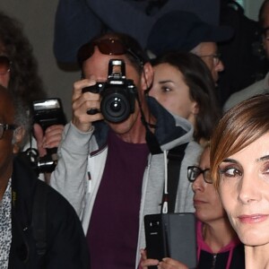 Clotilde Courau arrive au dîner "Dior - Madame Figaro" à l'hôtel JW Marriott lors du 71ème Festival International du Film de Cannes, le 12 mai 2018.