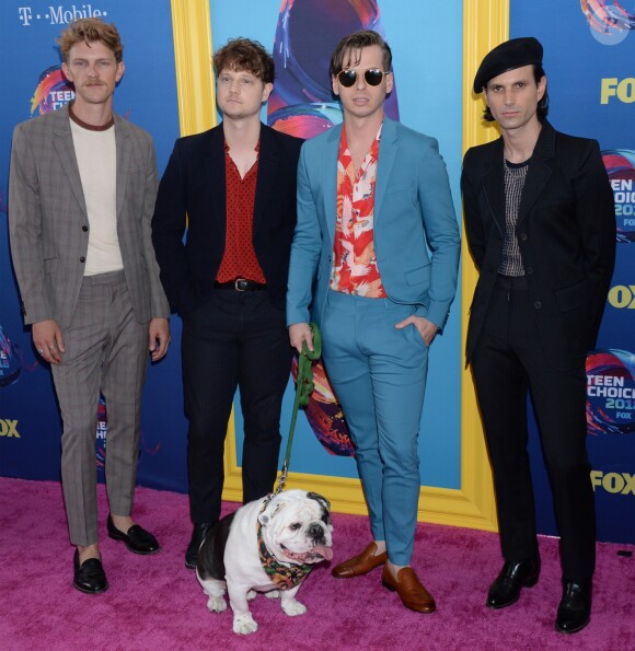 Le groupe Fosters for the People lors de la soirée FOX's Teen Choice Awards 2018 au The Forum à Inglewood, Californie, Etats-Unis, le 12 août 2018.