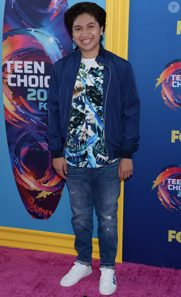 Anthony Gonzalez lors de la soirée FOX's Teen Choice Awards 2018 au The Forum à Inglewood, Californie, Etats-Unis, le 12 août 2018.