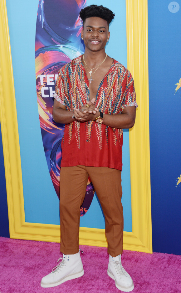 Aubrey Joseph lors de la soirée FOX's Teen Choice Awards 2018 au The Forum à Inglewood, Californie, Etats-Unis, le 12 août 2018.