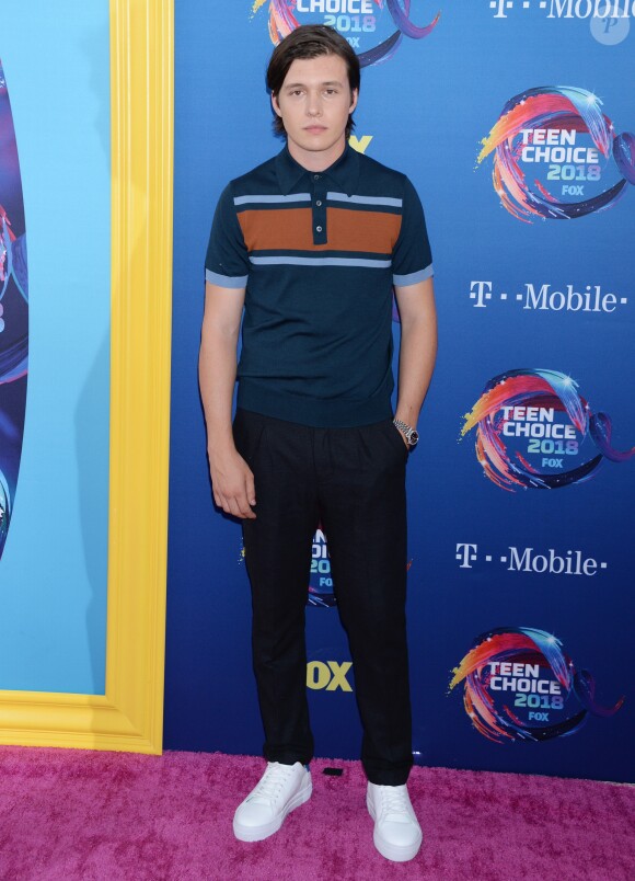 Nick Robinson lors de la soirée FOX's Teen Choice Awards 2018 au The Forum à Inglewood, Californie, Etats-Unis, le 12 août 2018.