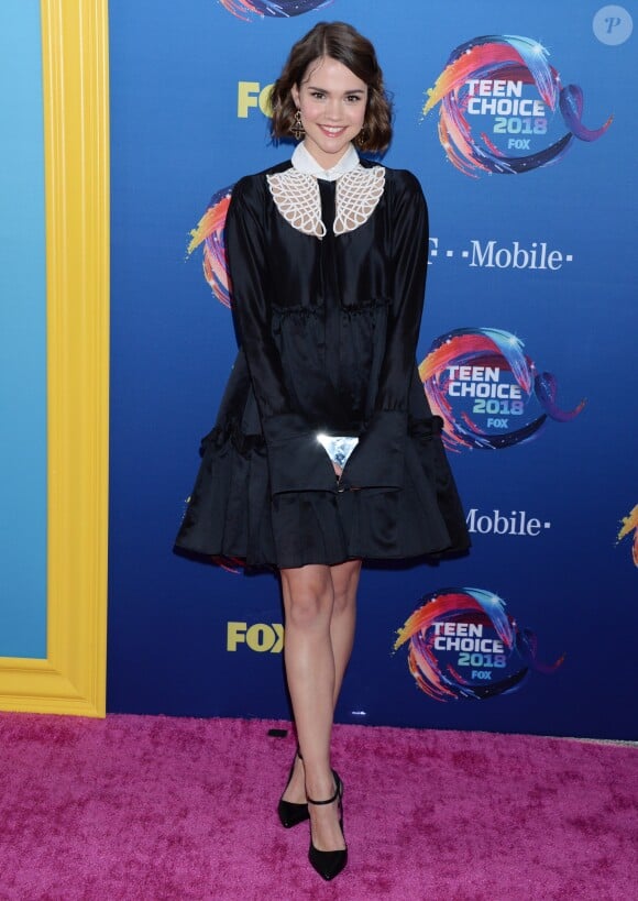 Maia Mitchell lors de la soirée FOX's Teen Choice Awards 2018 au The Forum à Inglewood, Californie, Etats-Unis, le 12 août 2018.