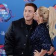 Daryl Sabara et sa fiancée Meghan Trainor lors de la soirée FOX's Teen Choice Awards 2018 au The Forum à Inglewood, Californie, Etats-Unis, le 12 août 2018.