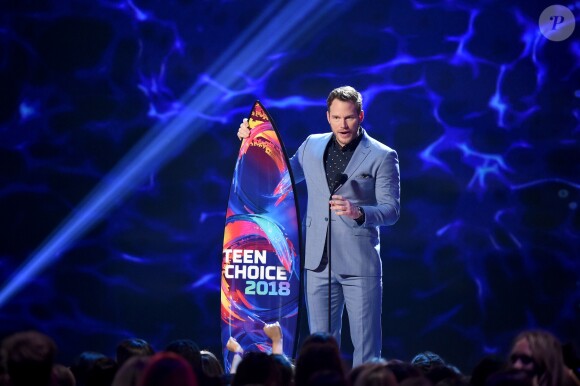 Chris Pratt lors de la soirée FOX's Teen Choice Awards 2018 au The Forum à Inglewood, Californie, Etats-Unis, le 12 août 2018.