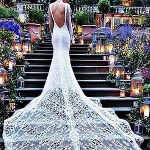 Mariage de Jade Holland Cooper et Julian Dunkerton. Août 2018.