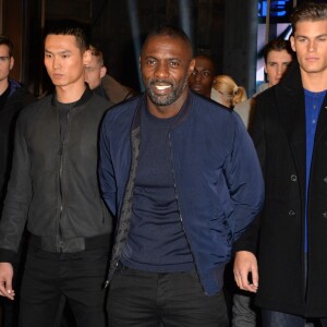 Idris Elba au lancement de sa ligne de vêtements en collaboration avec Superdry à Londres. Novembre 2015.