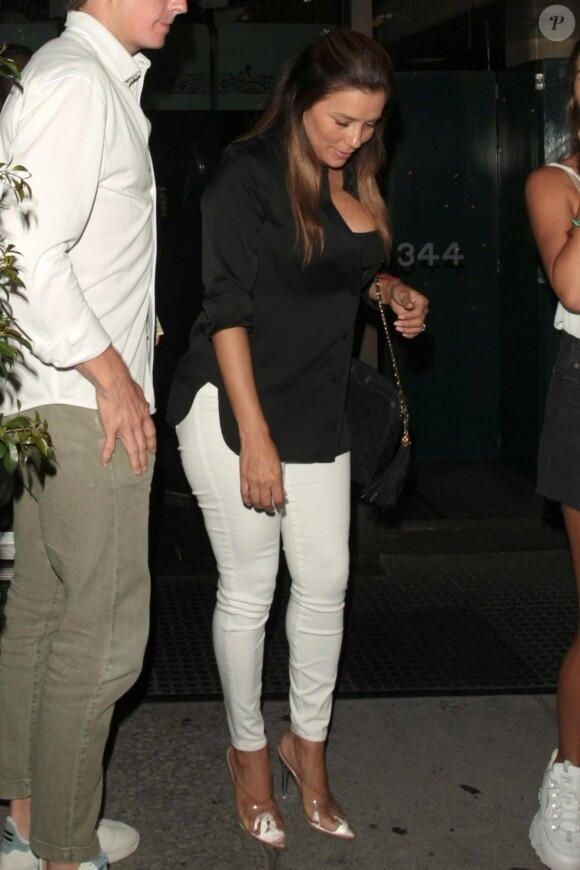 Eva Longoria et son mari José Baston sont allés diner au restaurant Mr. Chow à Beverly Hills, le 13 août 2018