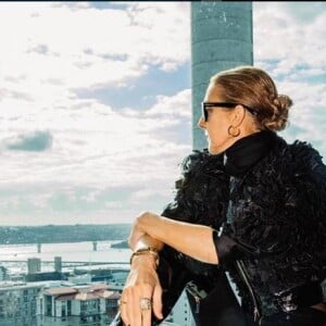 Céline Dion lors de sa tournée d'été. Instagram, août 2018