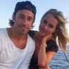 Claire Holt et son fiancé Andrew Joblon sur une photo publiée sur Instagram le 20 février 2018.