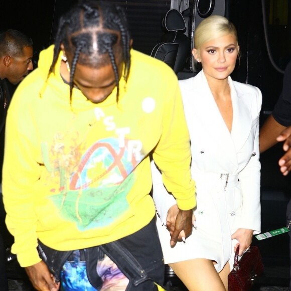 Kylie Jenner et son compagnon Travis Scott se rendent à la VMA afterparty au Radio City Music Hall à New York, le 20 août 2018