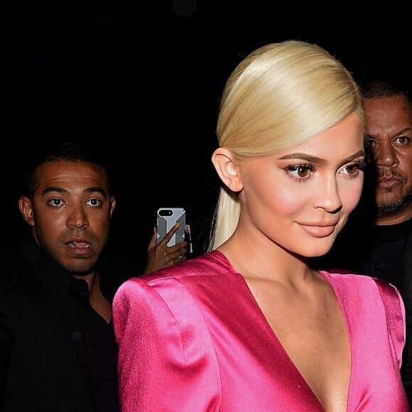 Kylie Jenner - Arrivées et sorties des célébrités venues au restaurant "Craig's" puis au club "Delilah" pour célébrer les 21 ans de Kylie Jenner à Los Angeles, le 9 août 2018.