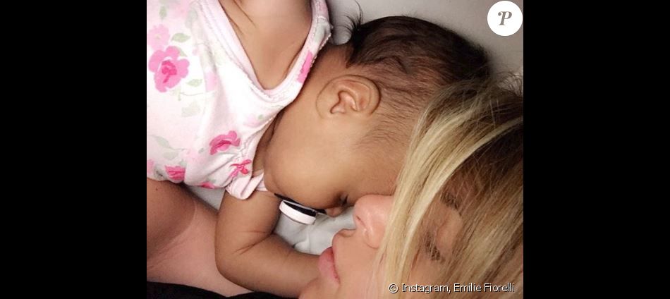 Emilie Fiorelli et sa fille Louna - Instagram, 10 juin 2018