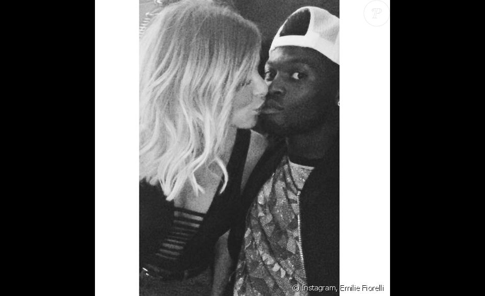 Emilie Fiorelli de Secret Story 9 et son petit-ami M&#039;Baye Niang en couple. Eté 2016.
