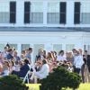 Exclusif - Cérémonie de mariage de Robert Kennedy III et Amaryllis Fox dans la propriété de famille Kennedy Campound à Hyannis port dans le Massachusetts, le 7 juillet 2018.