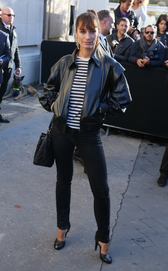 Caroline de Maigret - Arrivées au défilé de mode printemps-été 2018 "Chanel" au Grand Palais à Paris. Le 3 octobre 2017 © CVS-Veeren / Bestimage  Arrivals at the Chanel fashion show SS 2018 at Grand Palais in Paris. On october 3rd 201703/10/2017 - Paris