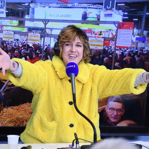 Exclusif - Daphné Burki lors de l'émission "Bonjour La France" en direct du Salon de l'Agriculture 2018. Le 27 février 2018 © Lionel Urman / Bestimage