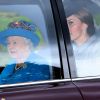 La reine Elisabeth II d'Angleterre et Catherine (Kate) Middleton, duchesse de Cambridge - La famille royale britannique arrive à l'église de Crathie pour assister à la messe du dimanche le 26 août 2018.