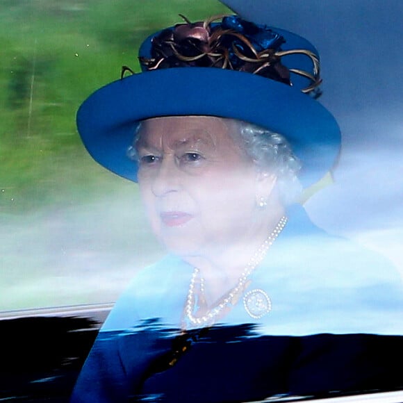 La reine Elisabeth II d'Angleterre et Catherine (Kate) Middleton, duchesse de Cambridge - La famille royale britannique arrive à l'église de Crathie pour assister à la messe du dimanche le 26 août 2018.