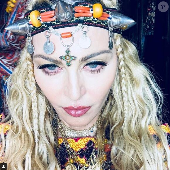 Madonna au Maroc pour ses 60 ans. Instagram le 15 août 2018.