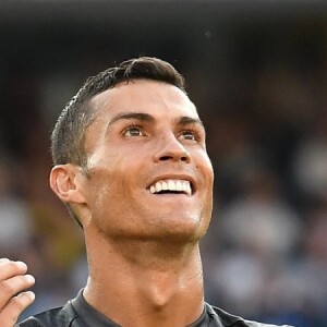 Cristiano Ronaldo lors du match de Series A, Verone contre la Juventus de Turin, la Juventus remporte le match 3 à 2; Verone le 18 août 2018.
