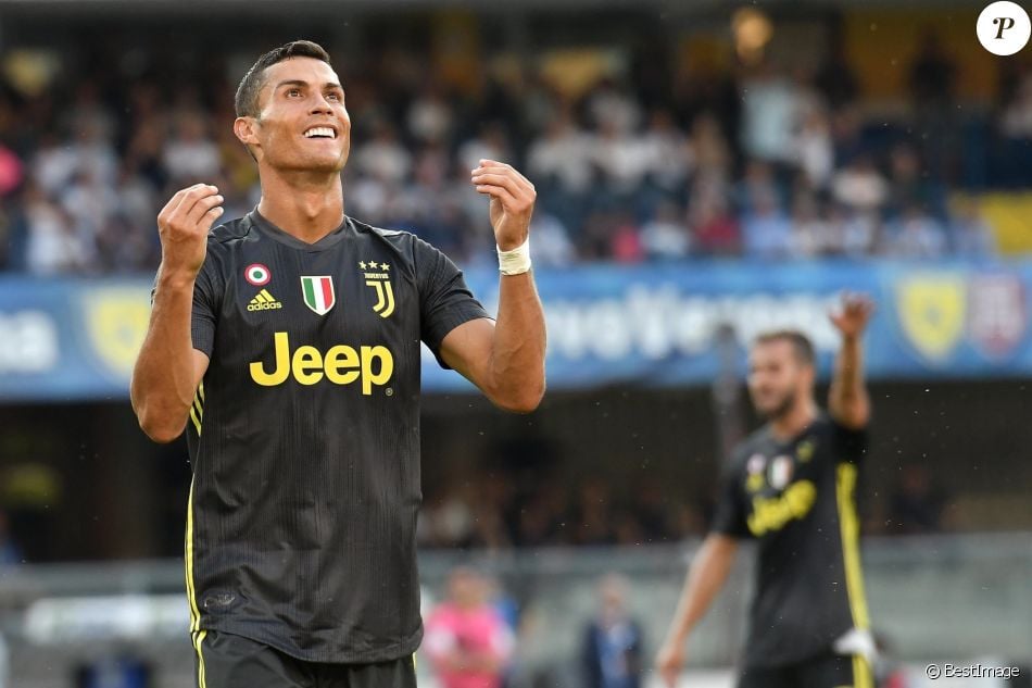 Cristiano Ronaldo lors du match de Series A, Verone contre