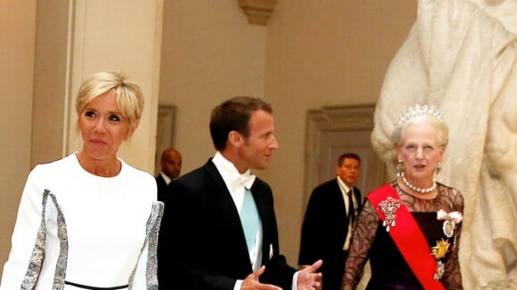 Brigitte et Emmanuel Macron très élégants pour le dîner d'Etat au Danemark
